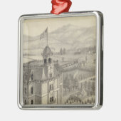 Universität des Pazifiks Ornament Aus Metall (Links)