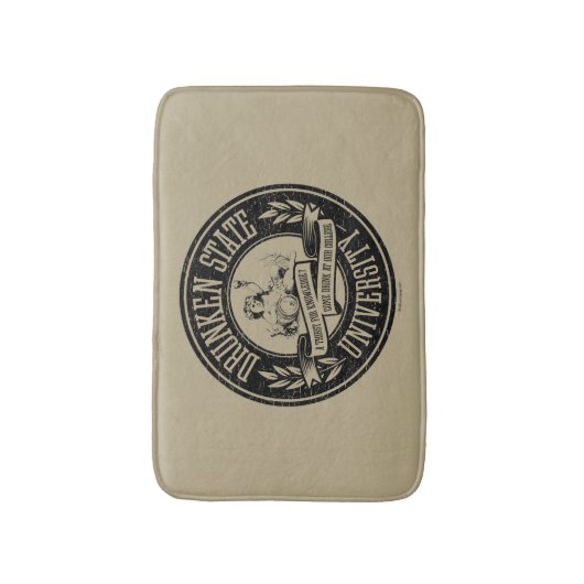 Universität Drunken Staat Badematte (Vorderseite Vertikal)