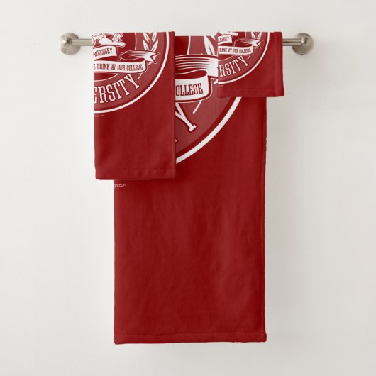 Universität Drunken Staat Badhandtuch Set (Insitu)