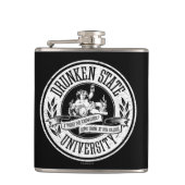 Universität Drunken Staat Flachmann (Vorderseite)