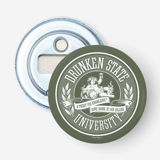 Universität Drunken Staat Flaschenöffner (Vorderseite)