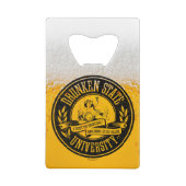 Universität Drunken Staat Kreditkarten Flaschenöffner (Rückseite)