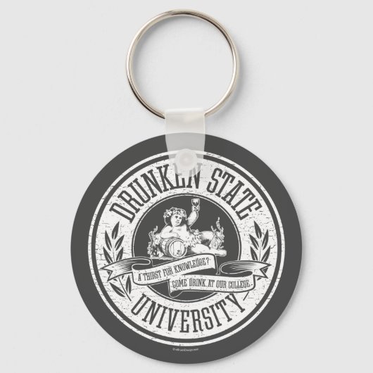 Universität Drunken Staat Schlüsselanhänger (Vorderseite)