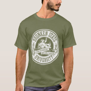 Universität Drunken Staat T-Shirt