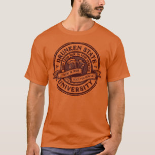 Universität Drunken Staat T-Shirt