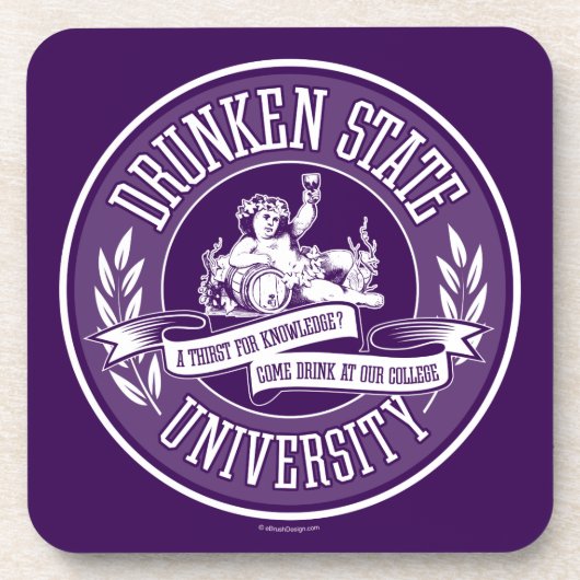Universität Drunken Staat Untersetzer (Vorderseite)