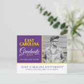 Universität East Carolina | East Carolina Ankündigungspostkarte (Stehend Vorderseite)