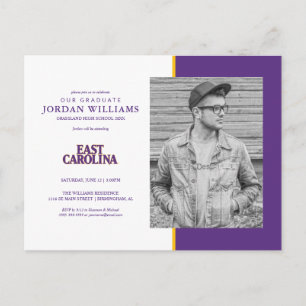 Universität East Carolina East Carolina Ankündigungspostkarte