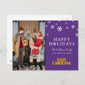 Universität East Carolina | East Carolina Feiertagspostkarte (Vorne/Hinten)