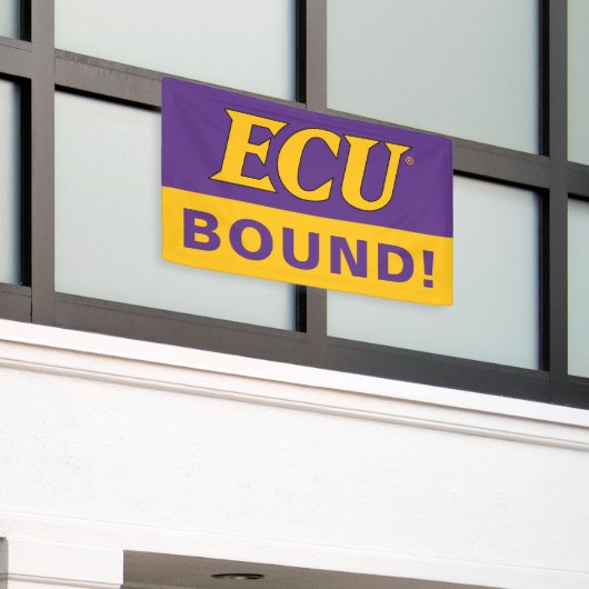 Universität East Carolina | ECU-Logo Banner (Äußeres Gebäude)
