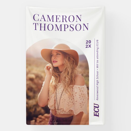 Universität East Carolina | ECU-Logo Banner (Vertikal)