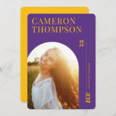 Universität East Carolina | ECU-Logo Einladung (Vorne/Hinten)