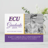 Universität East Carolina | ECU-Logo Einladung (Stehend Vorderseite)