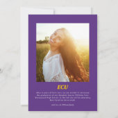 Universität East Carolina | ECU-Logo Einladung (Rückseite)