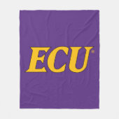 Universität East Carolina | ECU-Logo Fleecedecke (Vorderseite)