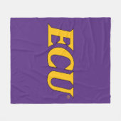 Universität East Carolina | ECU-Logo Fleecedecke (Vorderseite (Horizontal))