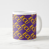Universität East Carolina | ECU-Logo Jumbo-Tasse (Vorderseite Rechts)