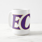 Universität East Carolina | ECU-Logo Kaffeetasse (Vorderseite Links)
