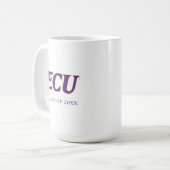 Universität East Carolina | ECU-Logo Kaffeetasse (Vorderseite Links)
