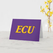 Universität East Carolina | ECU-Logo Karte (Gelbe Blume)