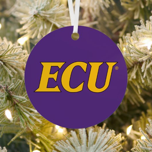 Universität East Carolina | ECU-Logo Ornament Aus Metall (InSitu)