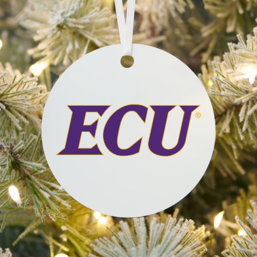 Universität East Carolina | ECU-Logo Ornament Aus Metall (InSitu)
