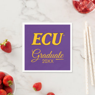 Universität East Carolina ECU-Logo Serviette