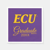 Universität East Carolina | ECU-Logo Serviette (Vorderseite)