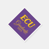 Universität East Carolina | ECU-Logo Serviette (Ecke)