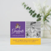 Universität East Carolina | ECU Piraten Ankündigungspostkarte (Stehend Vorderseite)