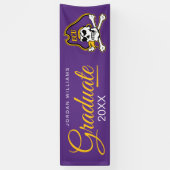 Universität East Carolina | ECU Piraten Banner (Vertikal)