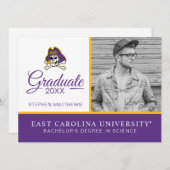 Universität East Carolina | ECU Piraten Einladung (Vorne/Hinten)