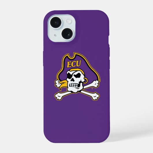 Universität East Carolina | ECU Piraten iPhone 15 Hülle (Rückseite)