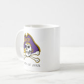 Universität East Carolina | ECU Piraten Kaffeetasse (Vorderseite Links)