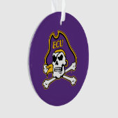 Universität East Carolina | ECU Piraten Ornament (Vorderseite)
