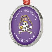 Universität East Carolina | ECU Piraten Ornament Aus Metall (Links)