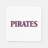 Universität East Carolina | Piraten Serviette (Vorderseite)