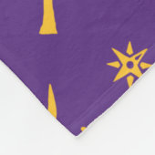 Universität East Carolina | Pirates Gold Pattern Fleecedecke (Ecke)