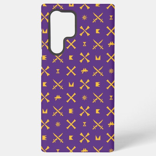 Universität East Carolina | Pirates Gold Pattern Samsung Galaxy Hülle (Rückseite)