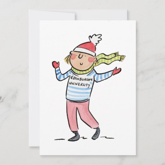 Universität Edinburgh Einladung (Vorderseite)