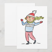 Universität Edinburgh Einladung (Vorne/Hinten)