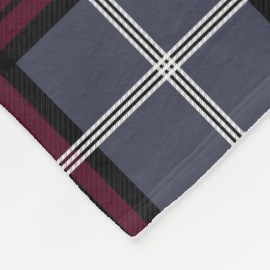 Universität Edinburgh Tartan Fleecedecke (Ecke)