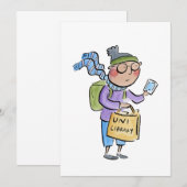 Universität Einladung (Vorne/Hinten)