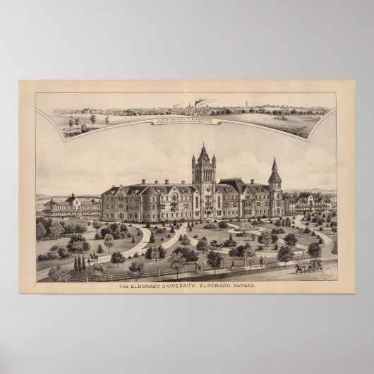 Universität El Dorado, Kansas Poster (Vorne)