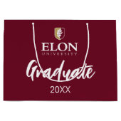 Universität Elon | Abschluss 20XX Große Geschenktüte (Vorderseite)