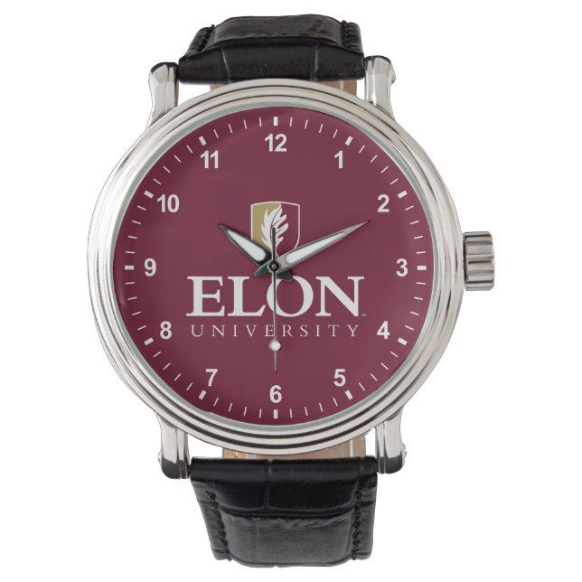 Universität Elon Armbanduhr (Vorderseite)