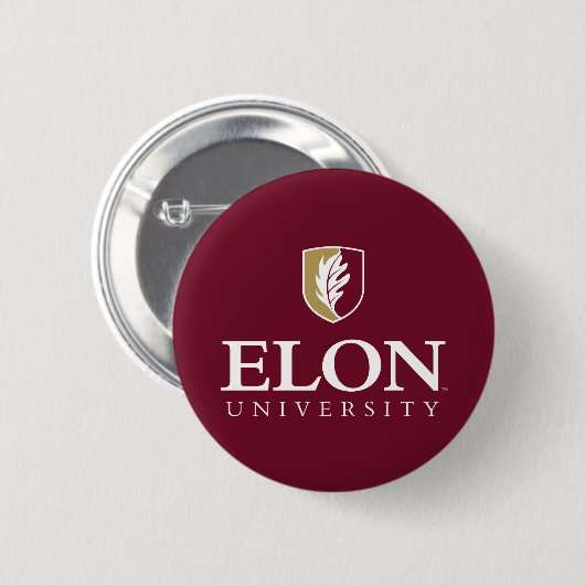 Universität Elon Button (Vorne & Hinten)