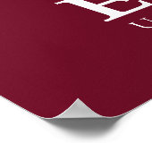 Universität Elon E | Abschluss Poster (Ecke)