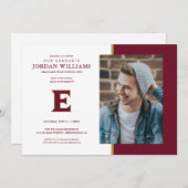 Universität Elon E Ankündigung (Vorne/Hinten)