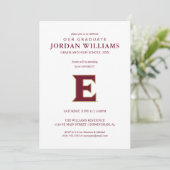 Universität Elon E Ankündigung (Stehend Vorderseite)